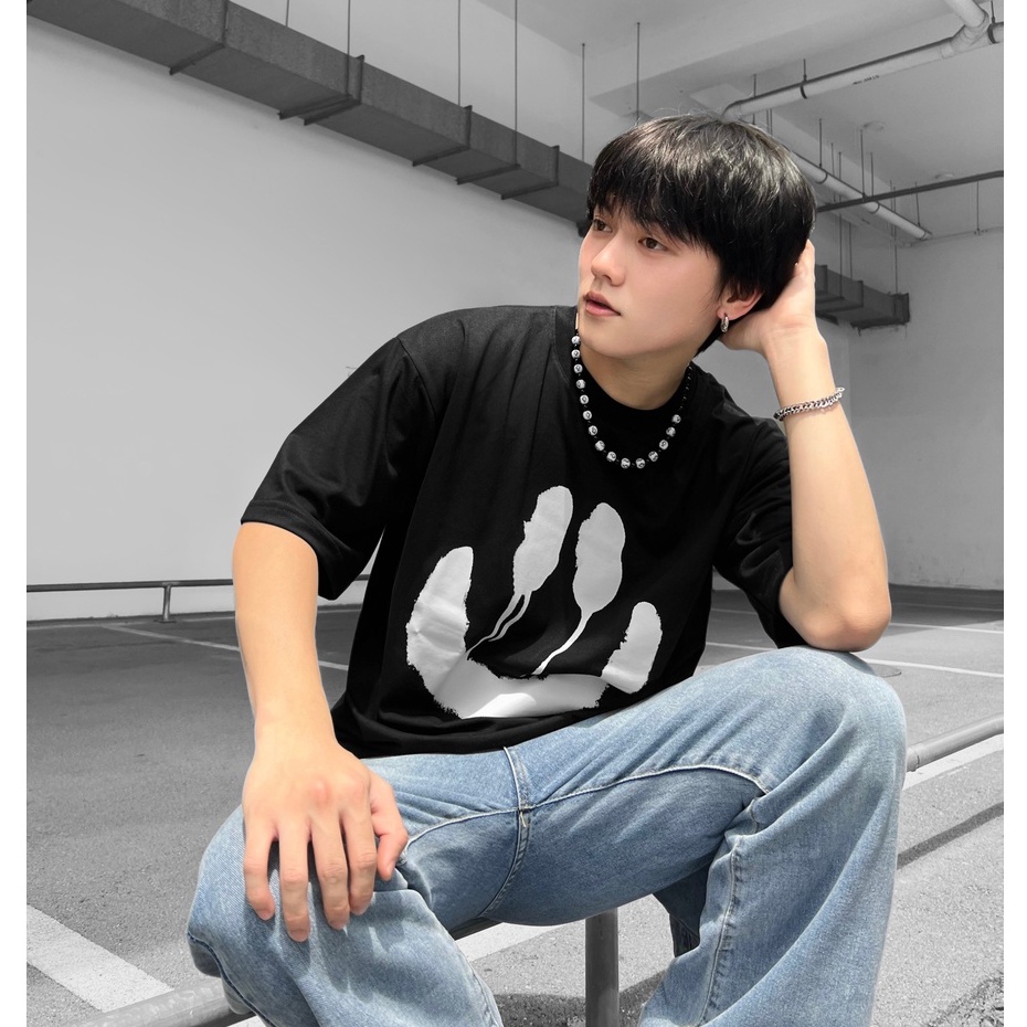 Áo phông oversize Smile Tee, JACKLANE, Áo cộc tay Unisex Jack Lane