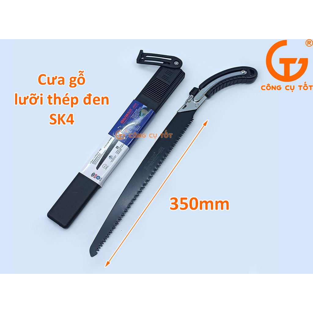 Cưa gỗ Barker lưỡi đen 350mm