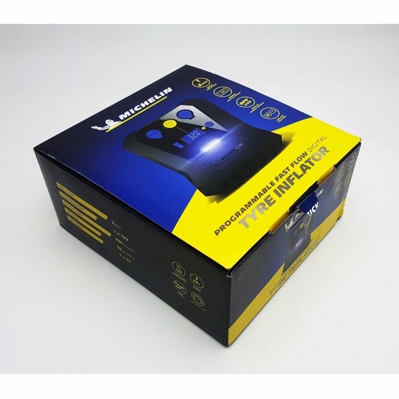 Máy bơm lốp tự ngắt Michelin 12266 cao cấp đa năng -bơm lốp tự ngắt 12v - Hàng chính hãng