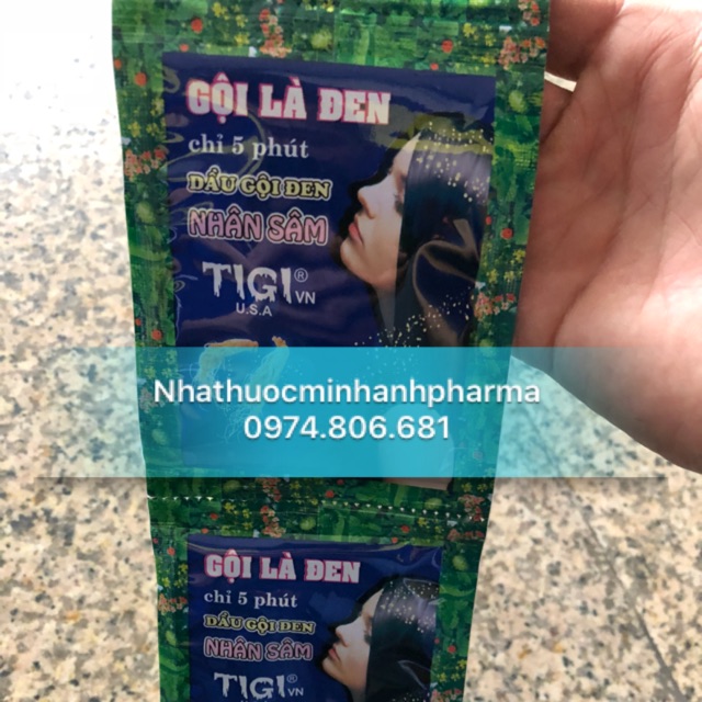 Combo 1 dây = 10 gói Dầu gội là đen Tigi