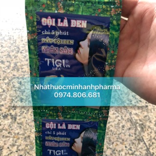 Combo 1 dây = 10 gói Dầu gội là đen Tigi