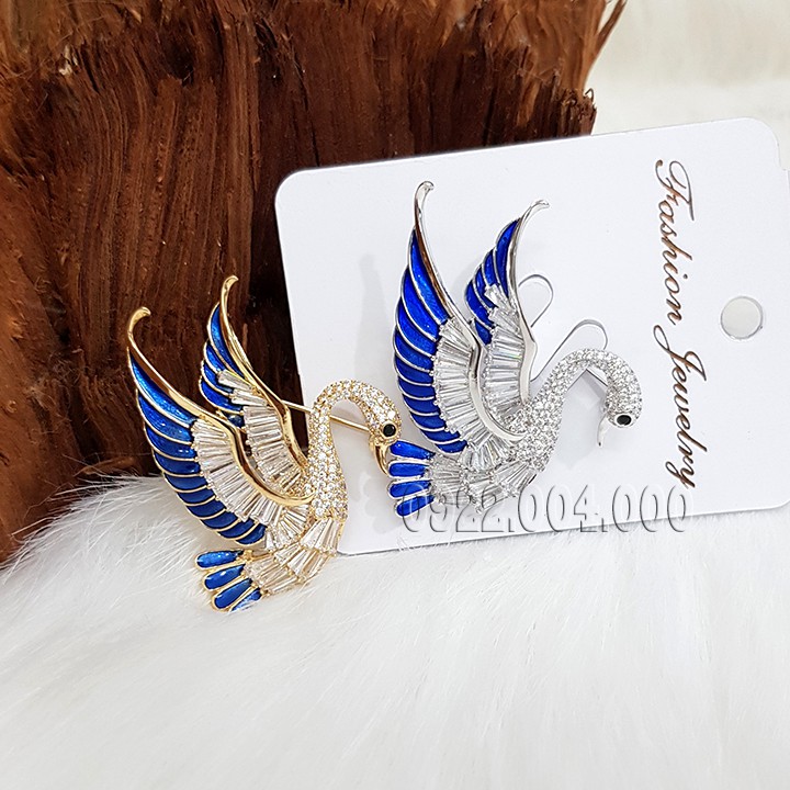 Cài áo con vịt trời CZ1143.