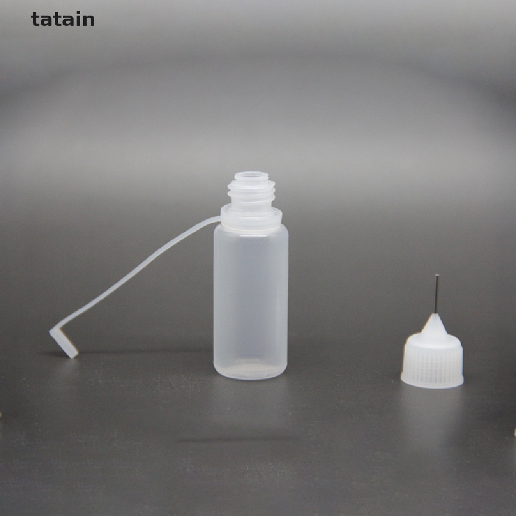 [TAT] 10ml Needle Tip Bottle Applicator Bottle for Paint Pointed Mouth Oil Makeup Tool CVX