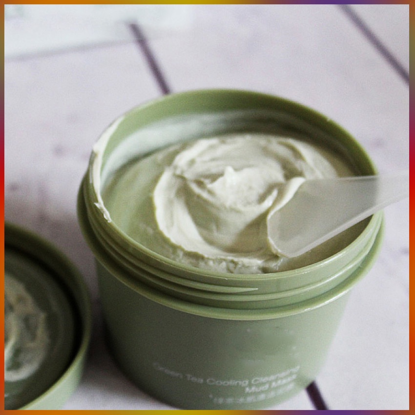 Mặt nạ ủ tinh chất bùn trà xanh giúp làm giảm mụn và thu nhỏ lỗ chân lông hiệu quả 100gr/Hộp