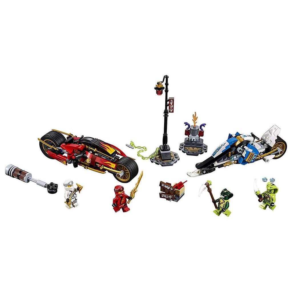 Lắp ráp xếp hình Lego Ninjago Movie 70667 Bela 11161 Lepin 06095: Xe Của Kai và Zane