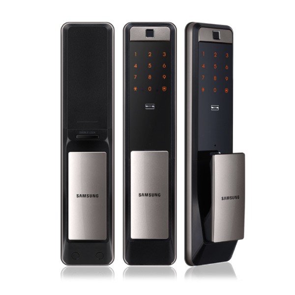 Khóa cửa điện tử Samsung SHP-DP609AS/EN - Lưu trữ 100 vân tay, 100 mật khẩu, 100 thẻ từ