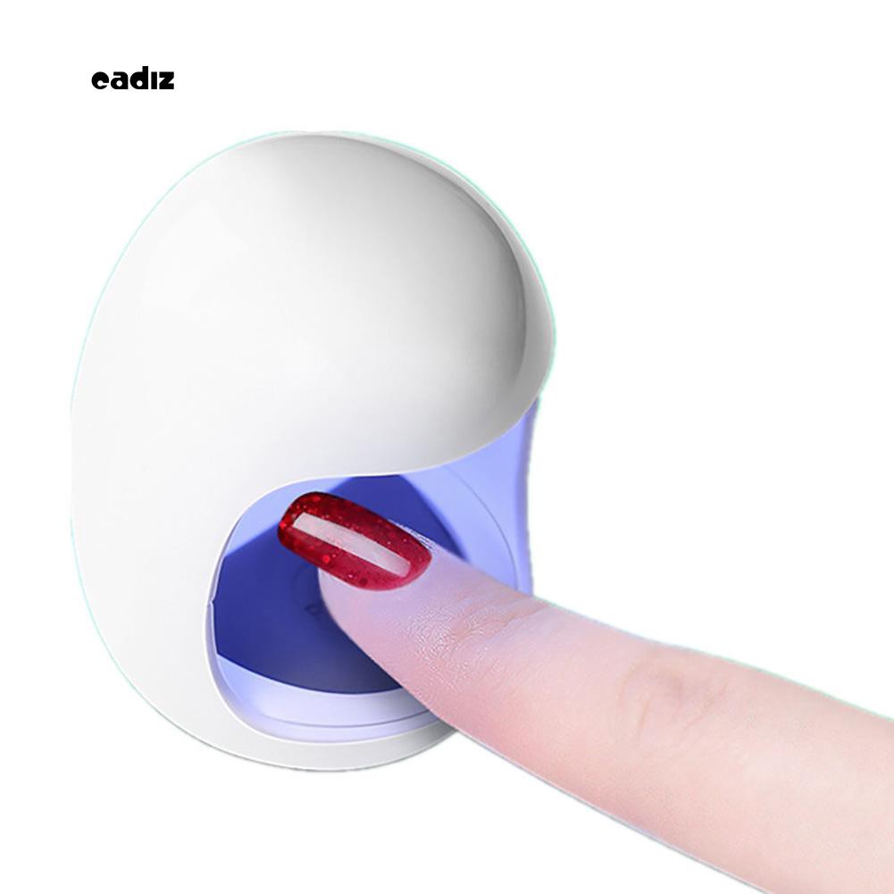 Đèn hơ khô sơn móng tay mini hình quả trứng sử dụng điện sạc USB