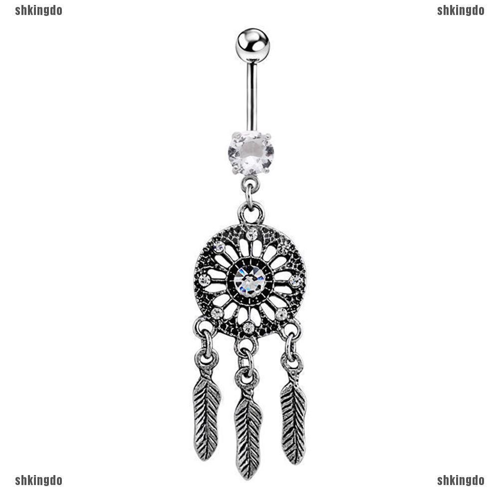 Khuyên rốn mặt hình Dream Catcher