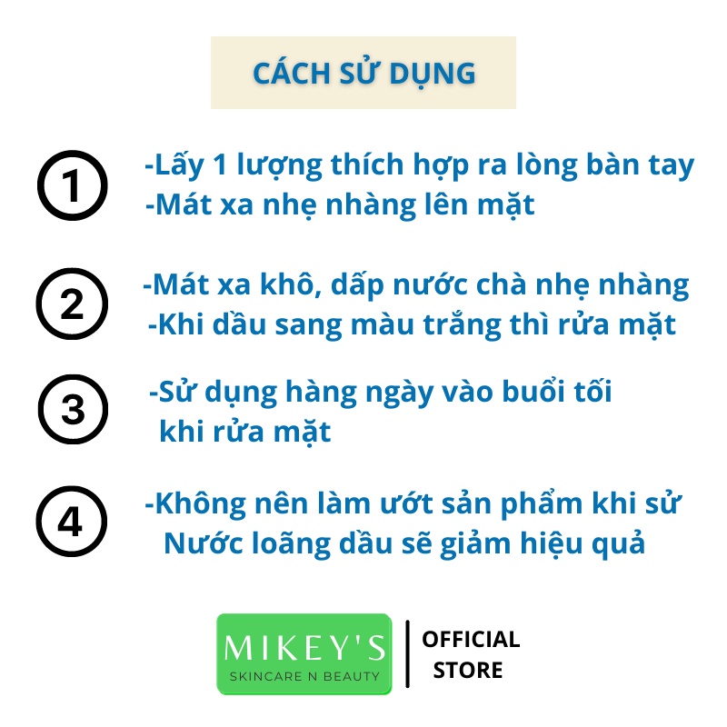 Dầu tẩy trang cho DA DẦU Carecella Mikeybeauty92 cho cả Da Dầu Mụn, Da Nhạy Cảm dịu nhẹ Hàn Quốc (150 ml)