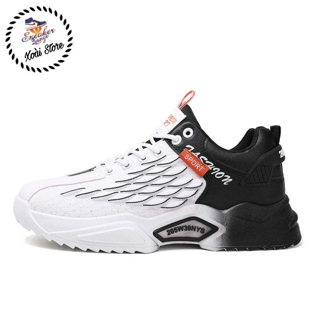 Giày sneaker nam vảy sóng đế loang tăng chiều cao màu cực chất