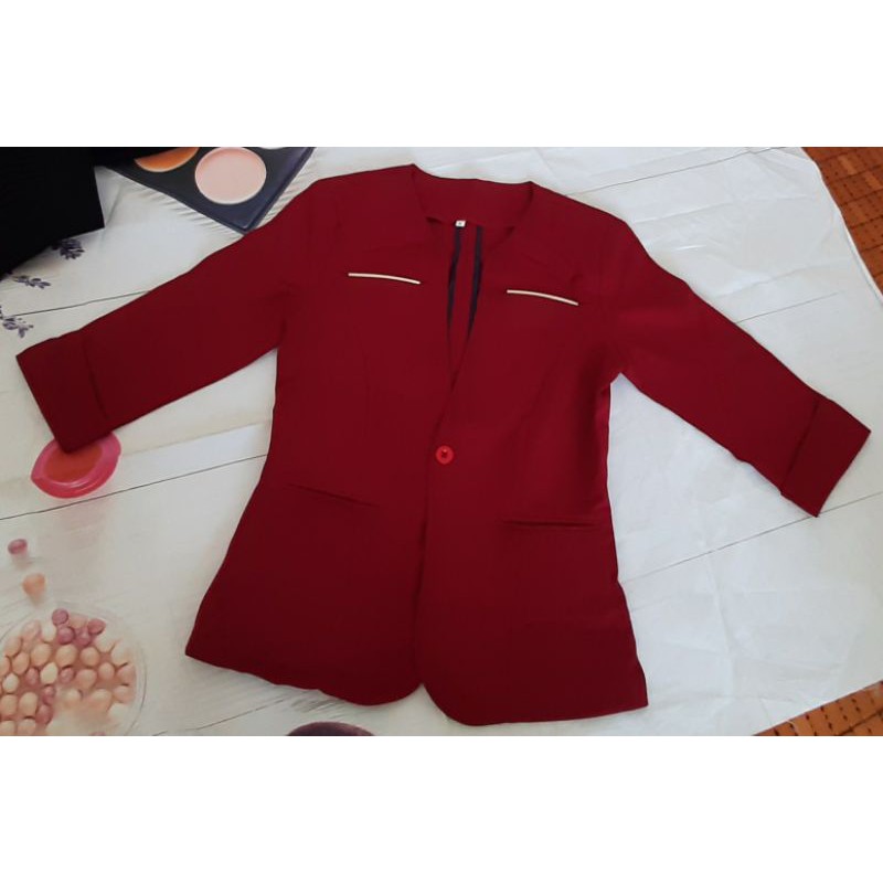 ÁO VEST CÔNG SỞ MÀU ĐỎ ĐÔ