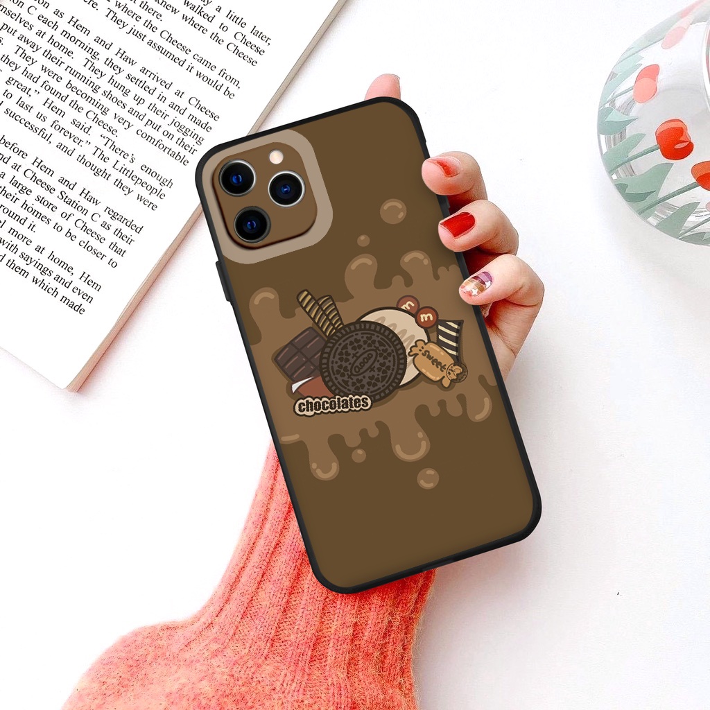 Ốp điện thoại iphone hình gấu Chocolate cho IPHONE 6/6PLUS/6S/6SPLUS/7/7PLUS/8/8PLUS/X/XS/XR/XSMAX/11/12/13/PRO/MAX/PLUS