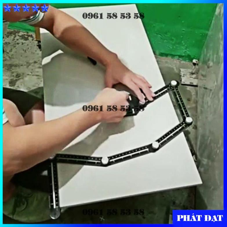 THƯỚC ĐA NĂNG ĐỊNH VỊ KHOAN KHOÉT LỖ GẠCH 6 CẠNH (DCG)