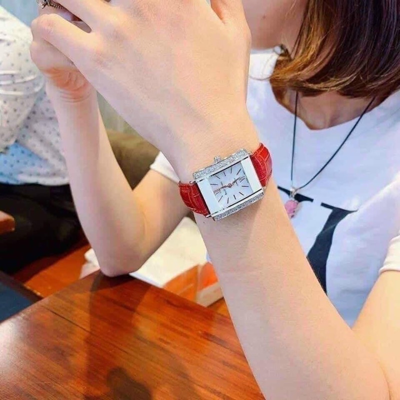 Đồng Hồ Nữ Chính Hãng Dây Da Royal Crown 3645 Chống Nước Chống Xước