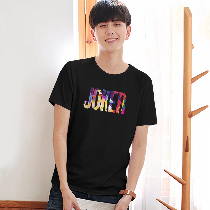 Áo Thun Nam Nữ , Áo Phông Nam Cổ Tròn in cao cấp, Vải Cotton Co Giãn, Form Regular  joker