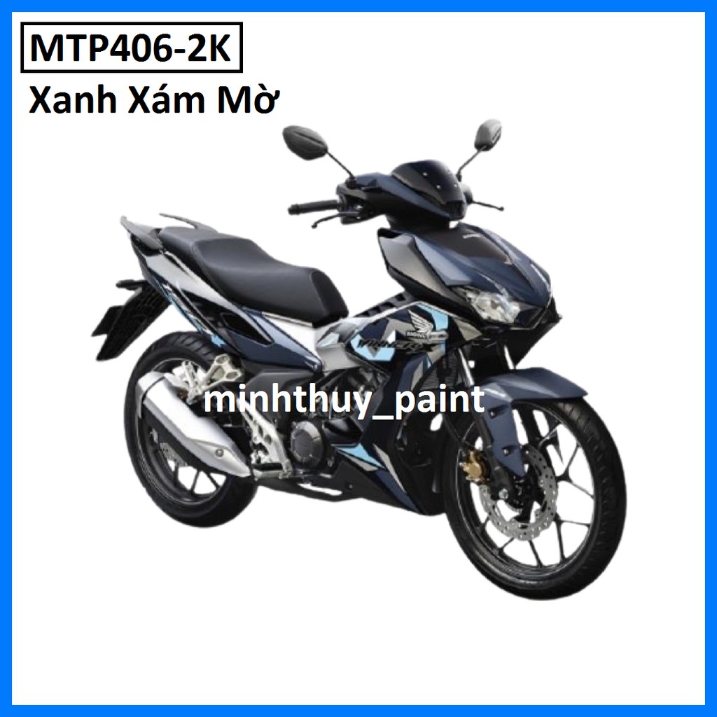 Sơn xe máy Honda Winner màu Xanh xám mờ MTP406-2K Ultra Motorcycle Colors