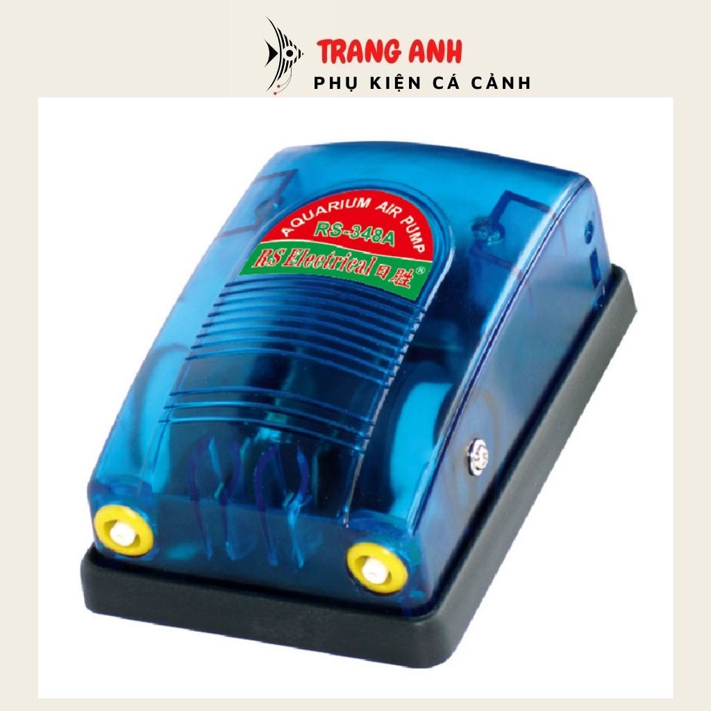 Máy sủi oxy bể cá mini RS-248A, RS-348A  siêu êm cung cấp oxy cho bể cá cảnh, bể thủy sinh