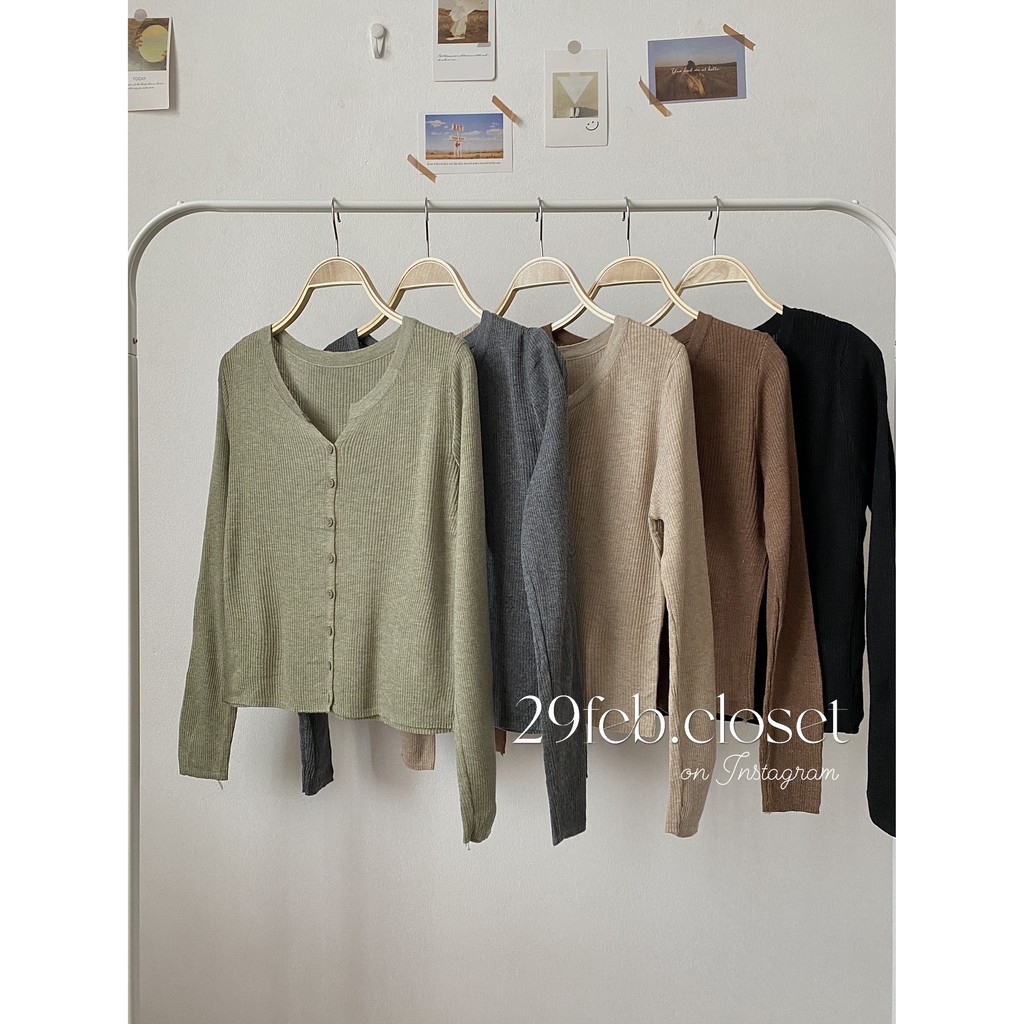Áo cardigan len cúc dọc (Ảnh video 29feb chụp) - 9001 | BigBuy360 - bigbuy360.vn