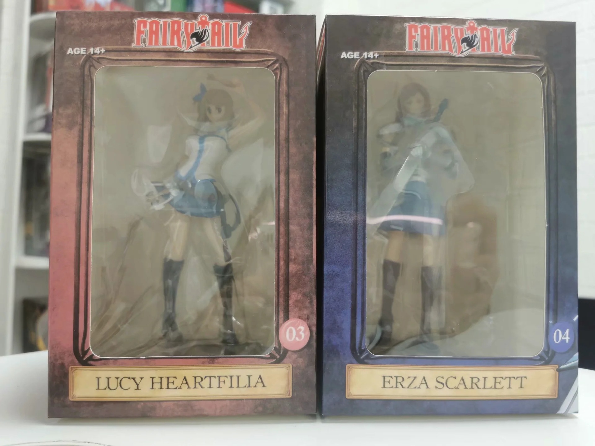 Set 4 Mô Hình Nhân Vật Phim Hoạt Hình Fairy Tail