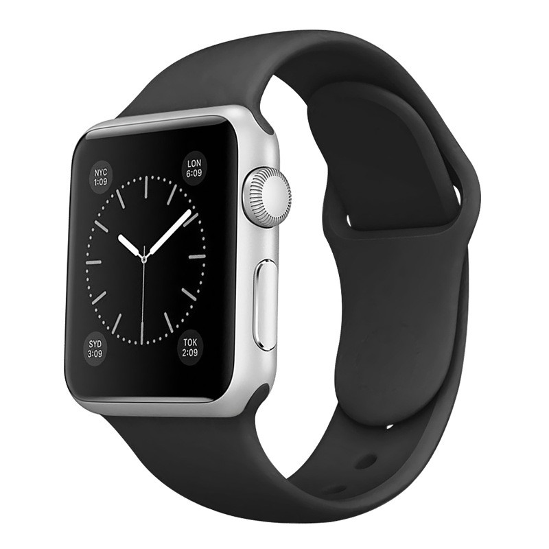Dây đeo silicon cho đồng hồ thông minh Apple Watch 1/2/3/4/5/6 38/40/42/44mm