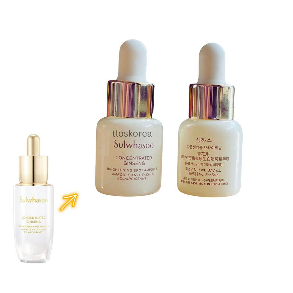 Tinh Chất Nhân Sâm Cô Đặc Sáng Da Mờ Đốm Nâu Sulwhasoo Brightening Spot Ampoule/Tinh Chất Giảm Sạm Nám