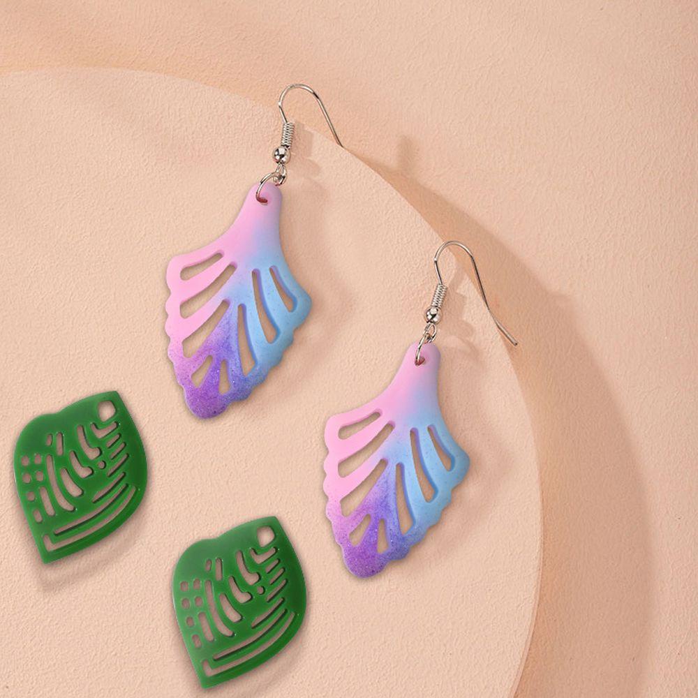 SHOUKEY Khuôn Silicone Làm Bông Tai Nhựa Resin Thủ Công