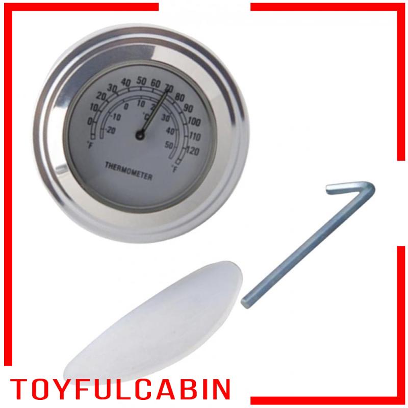 1 Nhiệt Kế Dạ Quang Chống Thấm Nước 7 / 8 &quot;Gắn Tay Lái Xe Máy