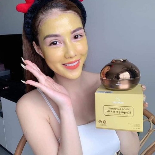Mặt Nạ Ngủ Tinh Nghệ Nano Curcumin Sleeping Mask Gel, Dưỡng Ẩm, Chống Lão Hóa Hiệu Qủa Và An Toàn - 100ml [CHÍNH - HÃNG]