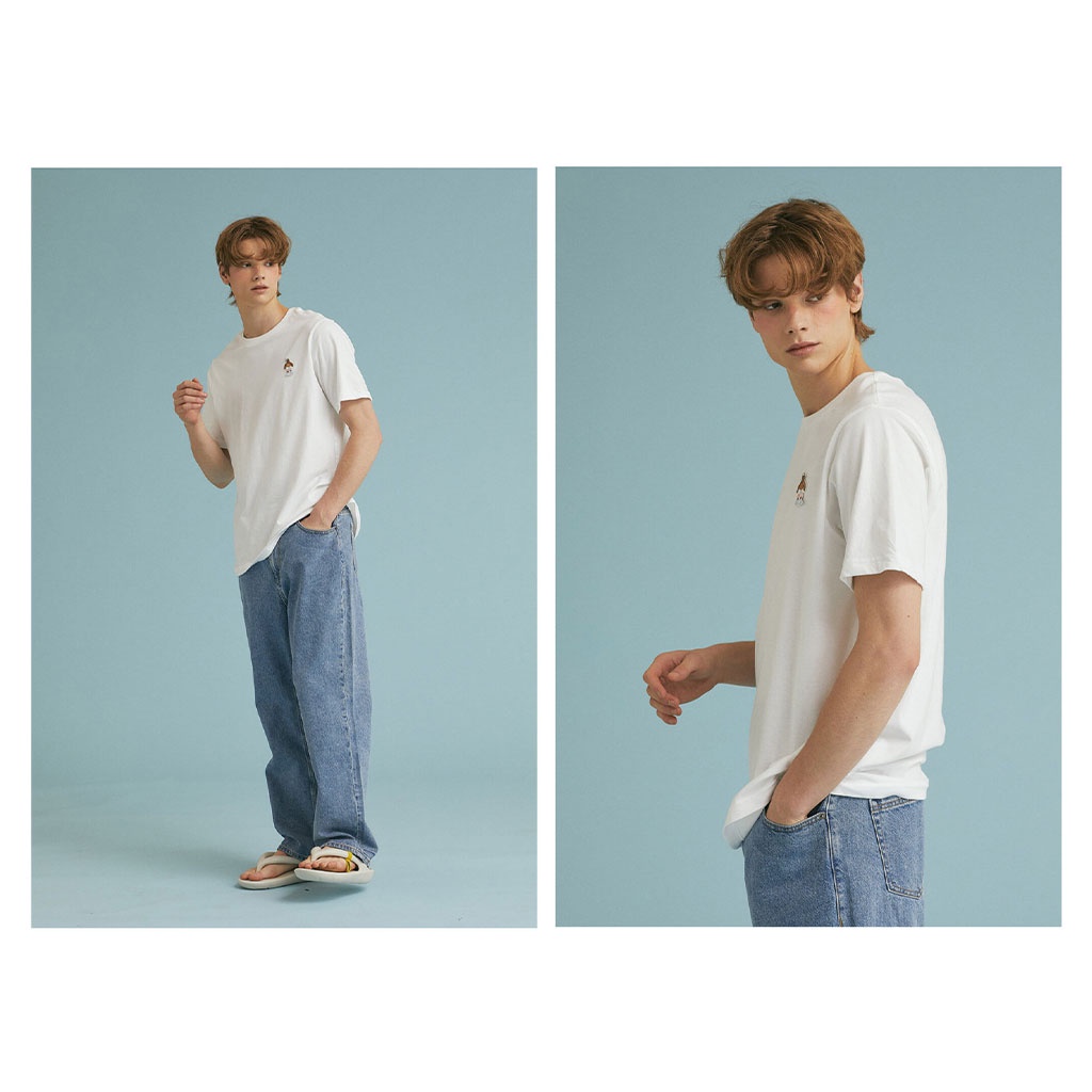 Áo thun WHOAU họa tiết steve đi biển WHRAB3691U