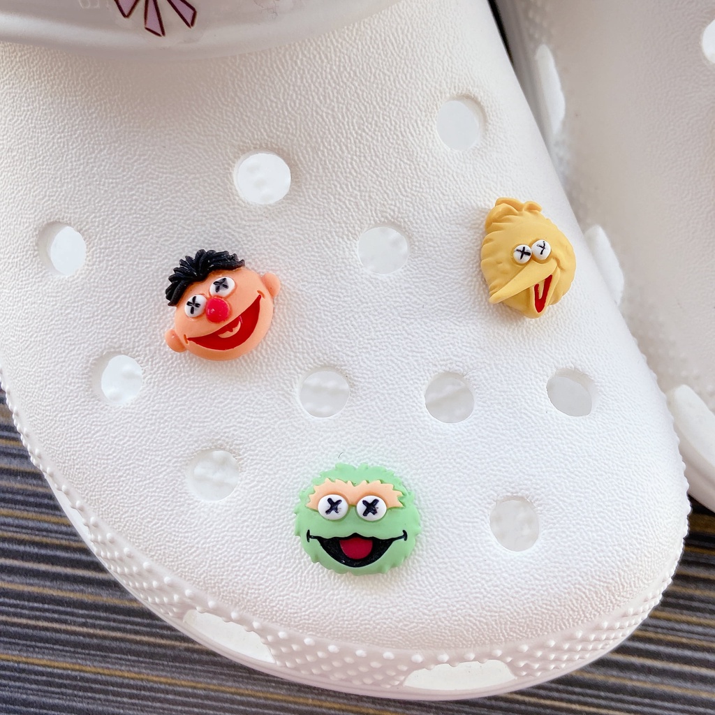 Phụ Kiện Hạt Charm croc Quyến Rũ Cá Tính # Loạt Đường Phố Mè