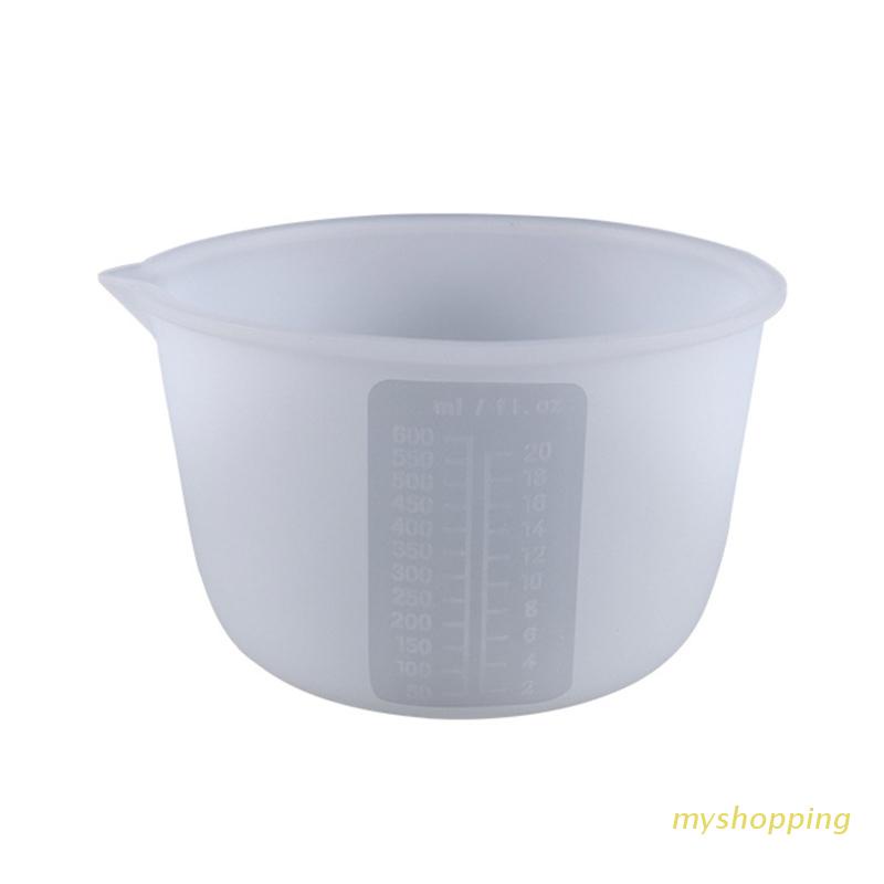 Cốc Đong Bằng Silicone Dùng Nhiều Lần Dung Tích 600ml