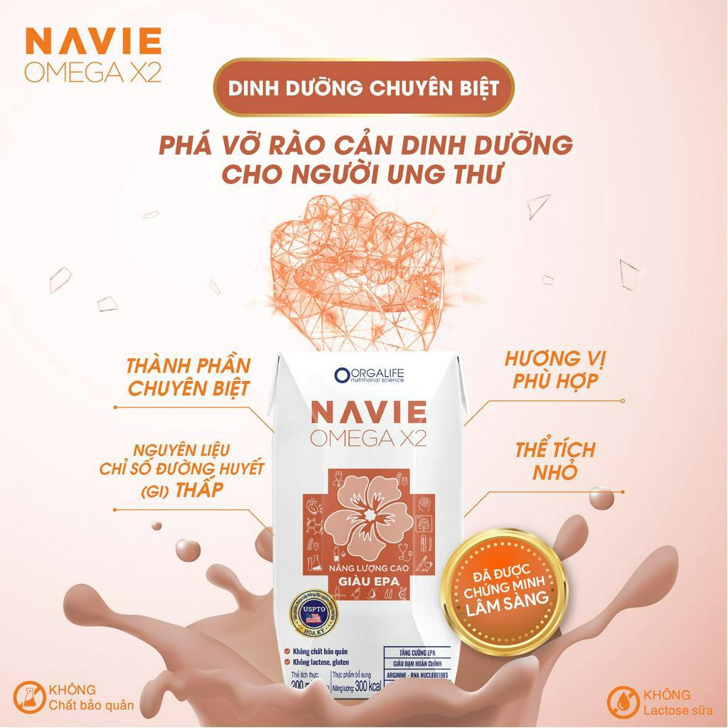 Soup uống Navie Omega x2 3 hộp  -  bữa ăn cao năng lượng, giàu đạm, tăng cường, giàu đạm, tăng cường Omega 3