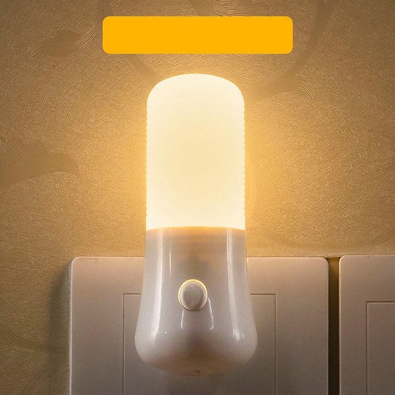 Đèn LED ánh sáng trắng/vàng sáng tạo cắm tường cho con bú