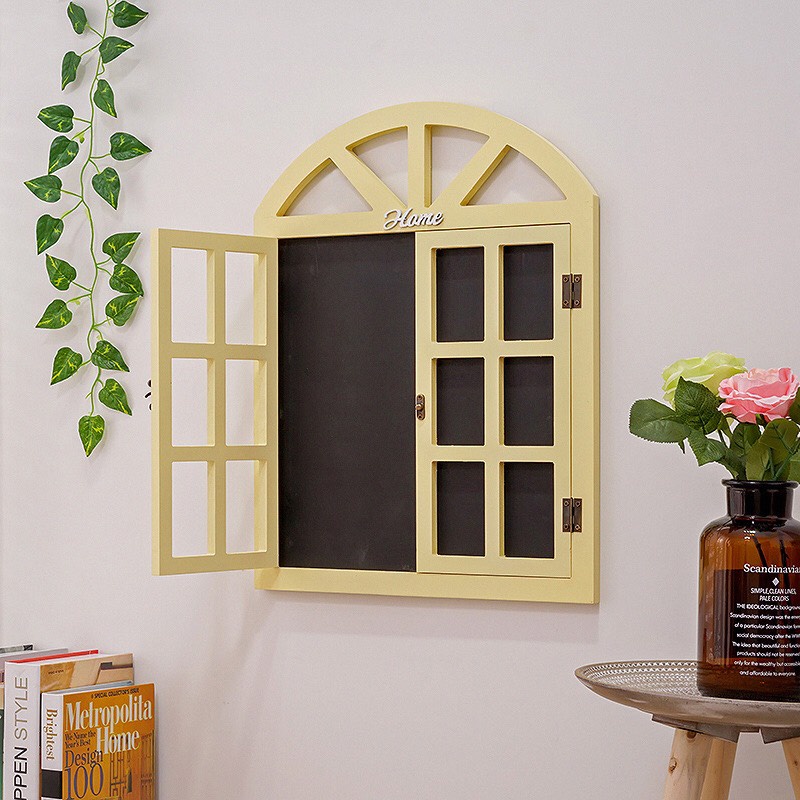 Cửa Sổ Gỗ Treo Tường Decor Nhà Cửa, Quán Cafe