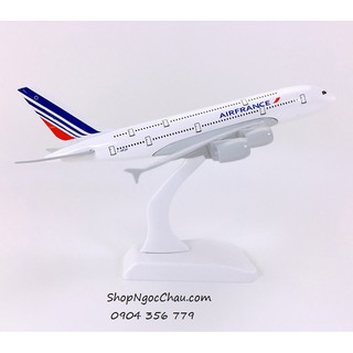 Máy bay mô hình tĩnh Air France A380 20cm