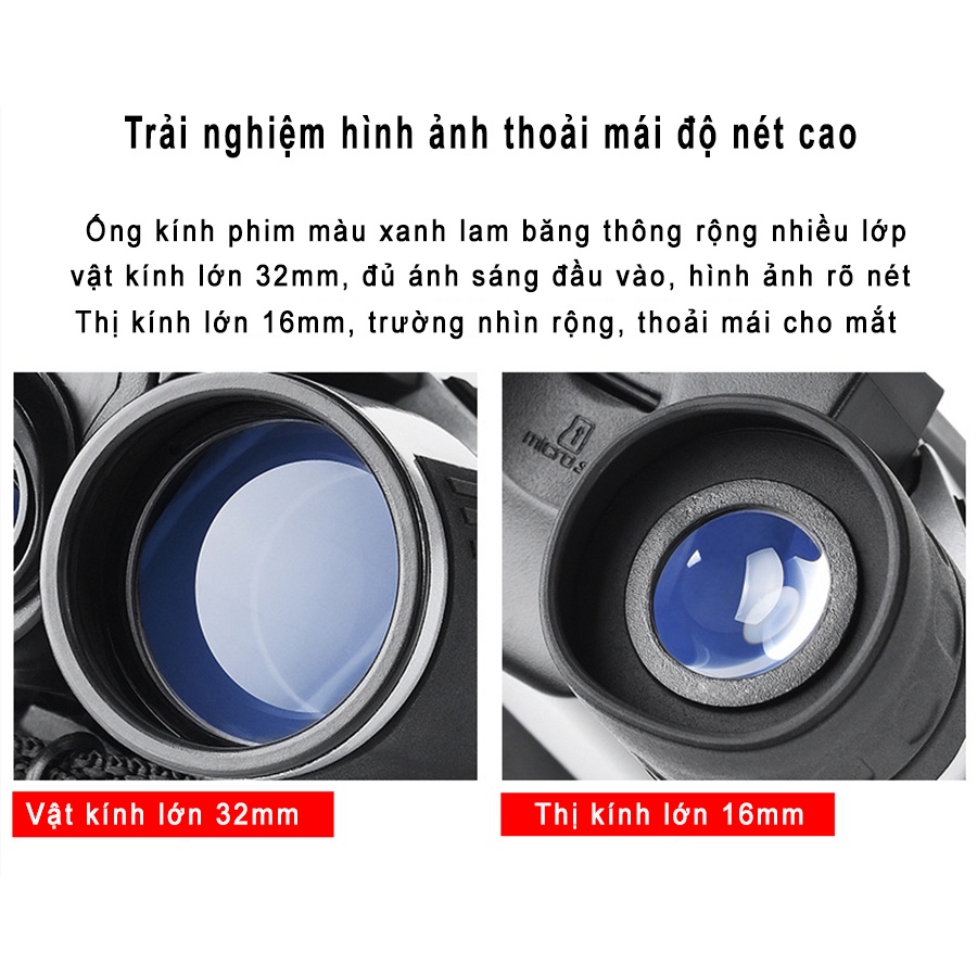 Ống nhòm viễn vọng 2 mắt có thể chụp ảnh quay video HD 1080P cho hình ảnh đẹp rõ nét - kính viễn vọng cho người du lịch