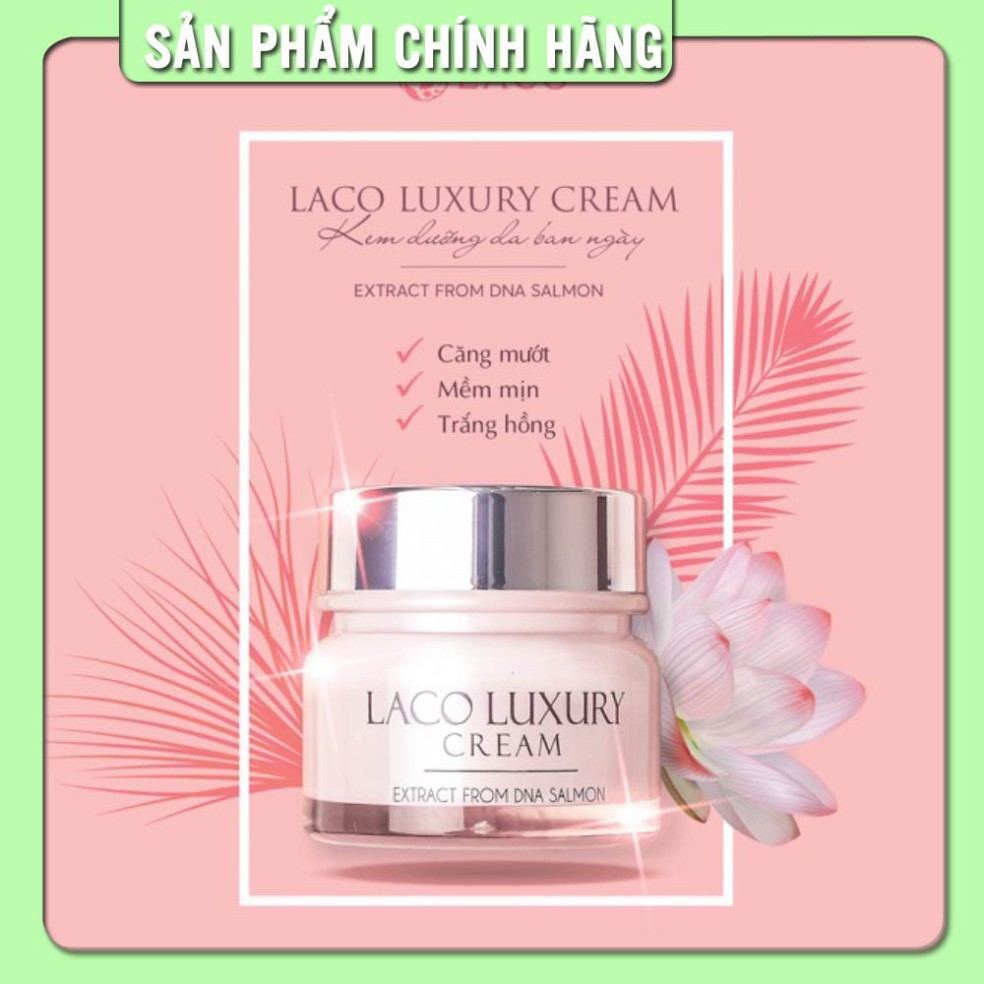 HTT4 Kem ngày LACO 3 in 1 Laco luxury chống nắng, trắng da, khóa ẩm, kiềm dầu, mờ thâm nám tàn nhang