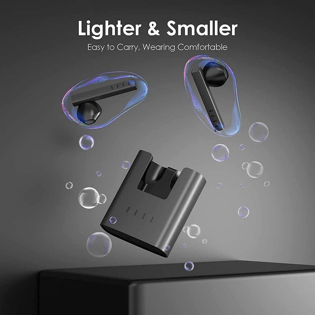 Tai nghe True Wireless FIIL CC2 - Bluetooth 5.2, APP FIIL+, Pin 32 giờ, Micro kép ENC