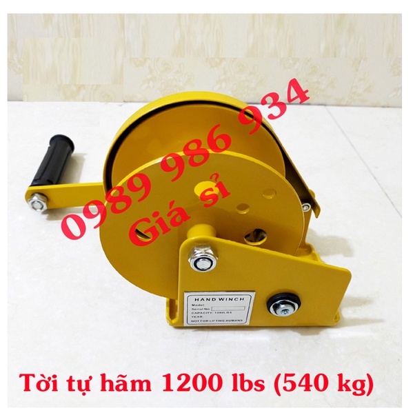 Tời tự hãm nhập khẩu 1200 lbs chính hãng