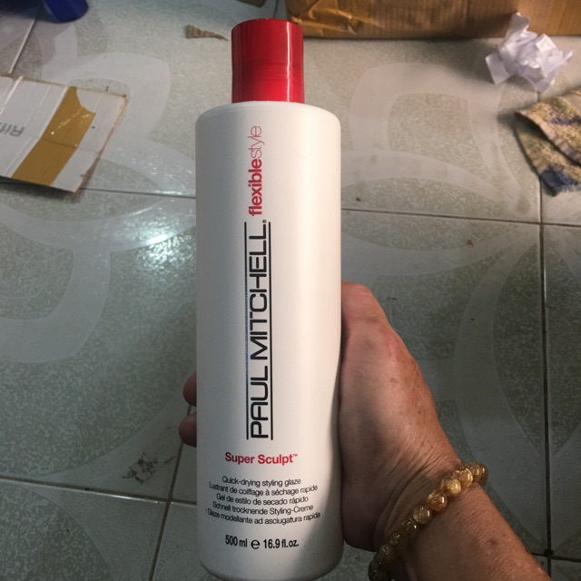 Gel tạo nếp tóc uốn mùi táo xanh Paul Mitchell Super Sculpt 500ml