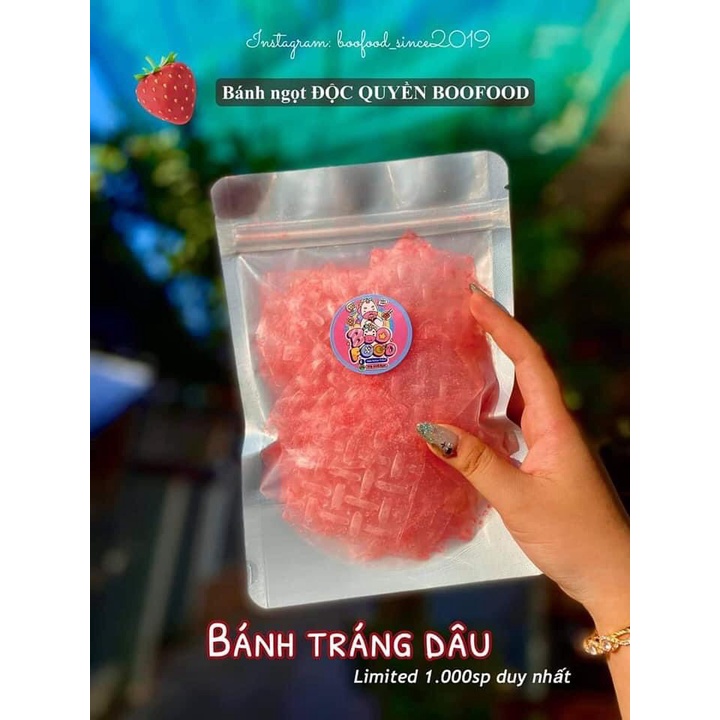 BÁNH TRÁNG NGỌT BOOFOOD VỊ DÂU