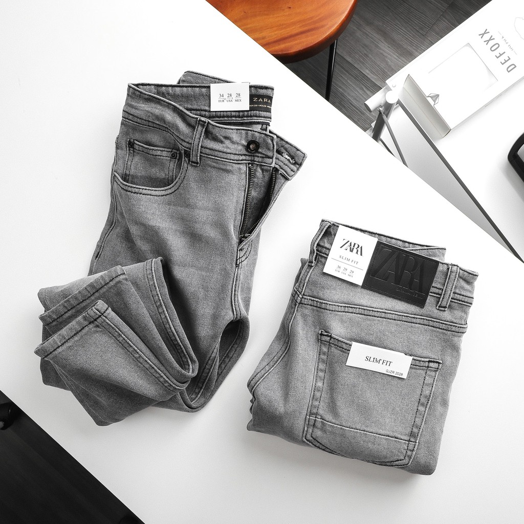 🔥QUẦN JEAN ZARA LIGHT GRAY 2028