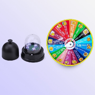 Combo Máy lắc xí ngầu Beer Club và Vòng quay ăn nhậu happy - Do_luu_niem