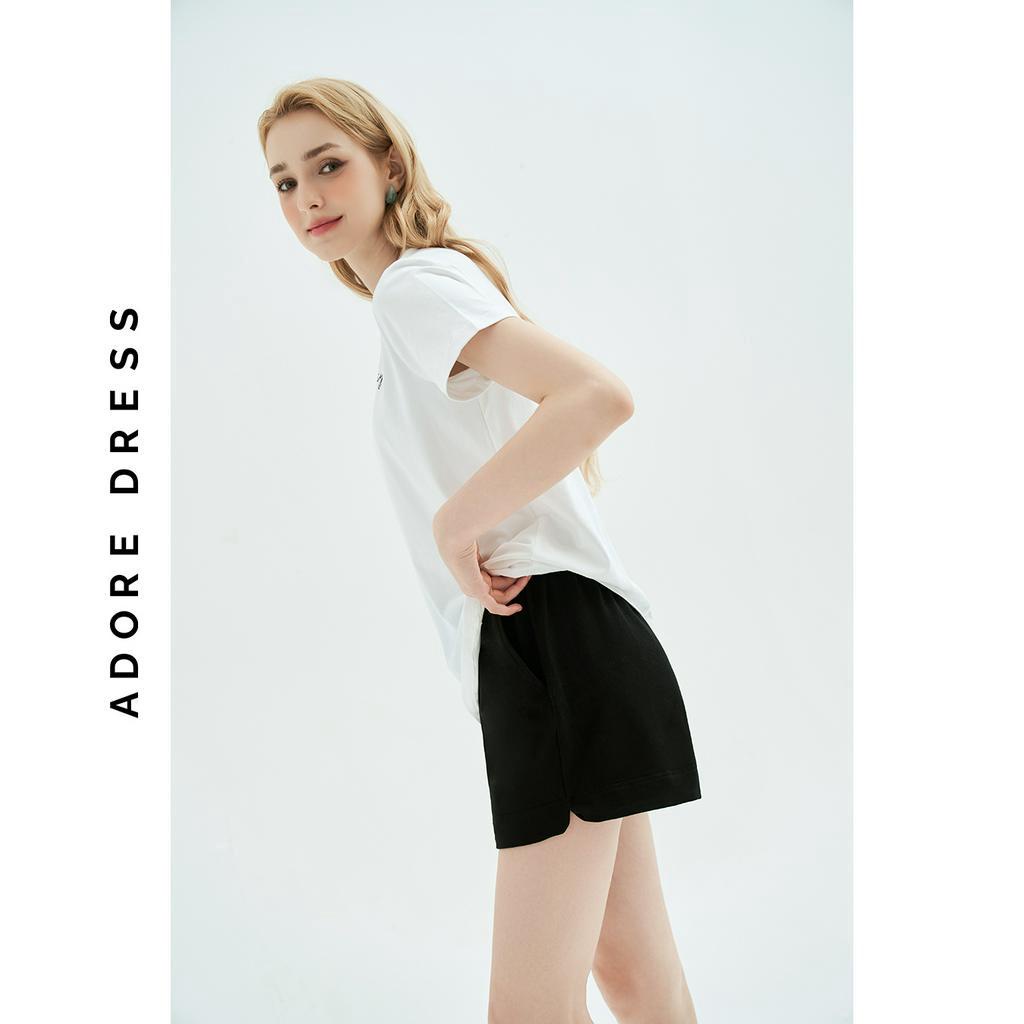 Set home áo phông quần short cotton đen trắng 311HO3003 ADORE DRES