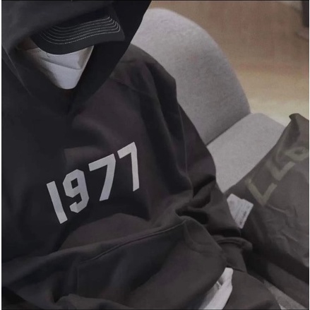 Áo nỉ hoodie Essentials 1977 In cao su nổi  shop , áo nỉ bông unisex nam nữ