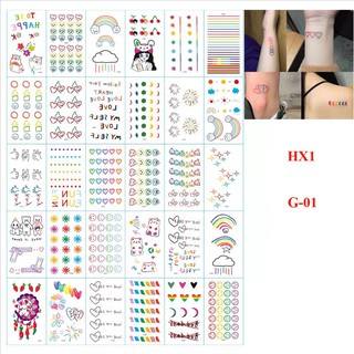 Bộ 30 miếng dán, hình xăm HX1