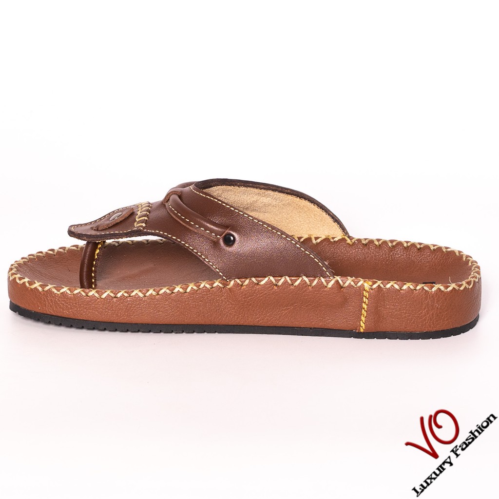 Dép da bò xỏ ngón trẻ trung VO Shoes_ DT540