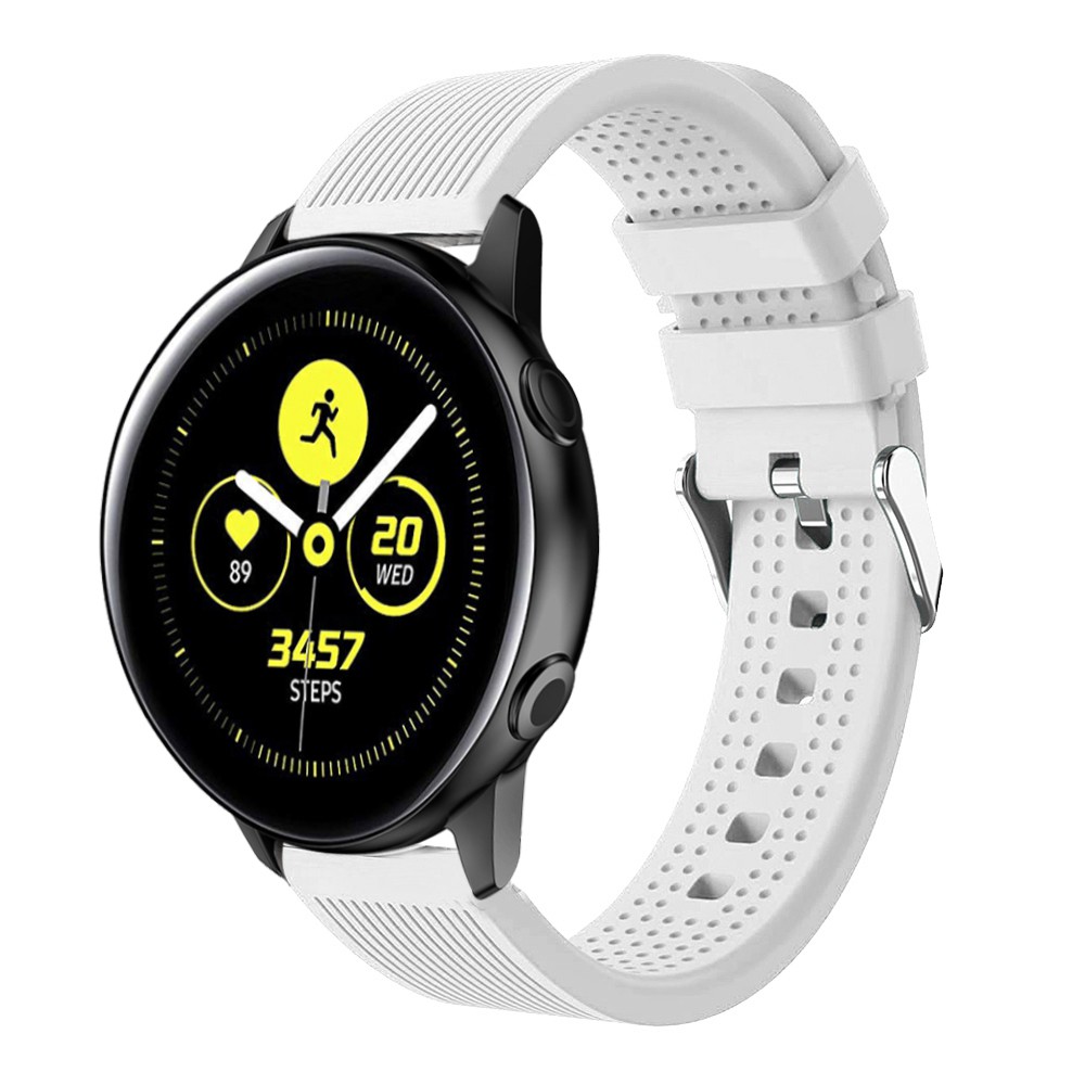 Dây đeo silicon có thể thay thế được 20mm cho đồng hồ Samsung Galaxy Watch Active 2 / Active / Galaxy 42mm / Gear Sport