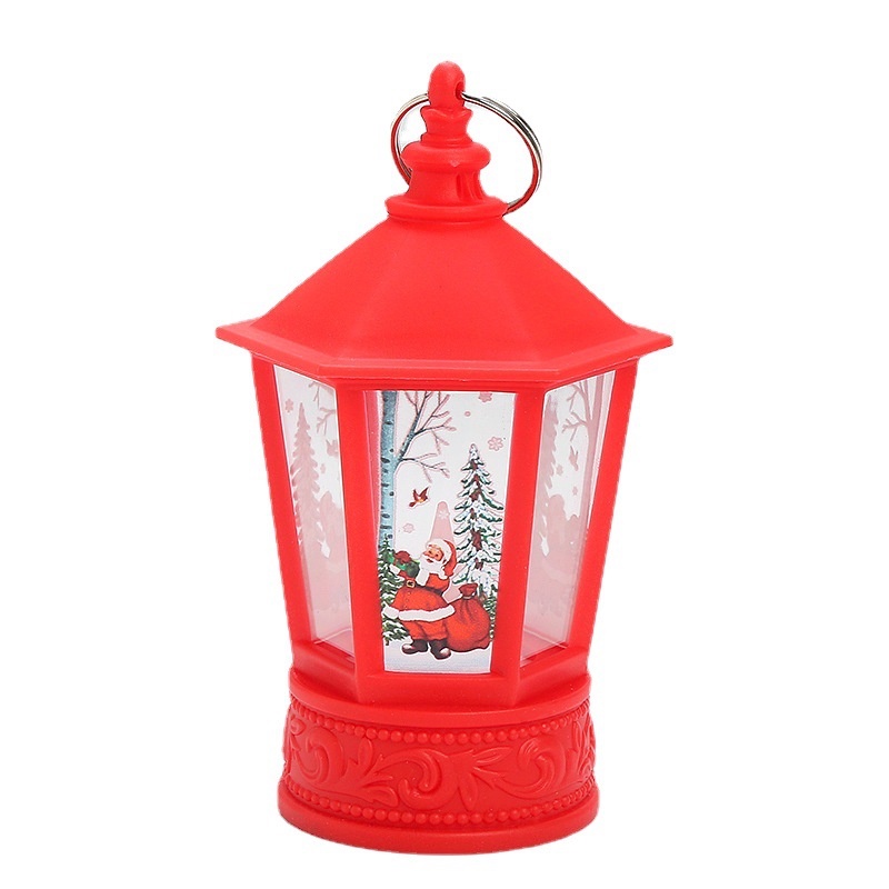 1 Đèn LED Dầu Để Bàn Hình Ông Già Noel / Người Tuyết / Tuần Lộc Trang Trí Tiệc Giáng Sinh