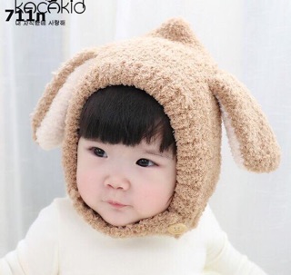 Freeship 99k TQ_Mũ len tai gấu